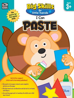 cover image of I Can Paste, Age 3